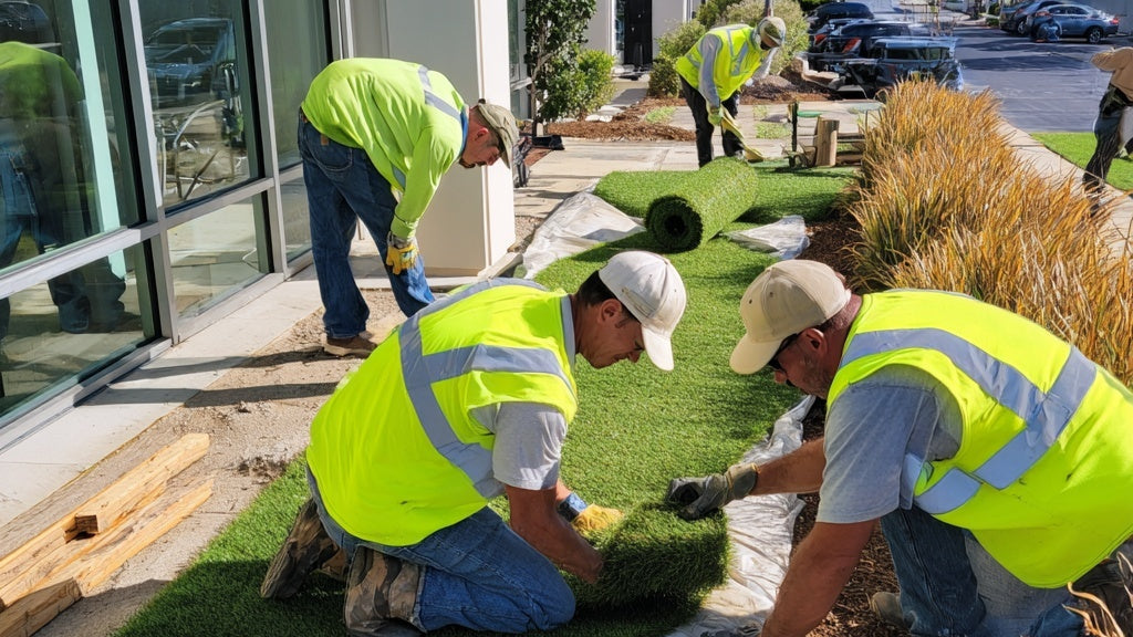 Turf Installation Crew