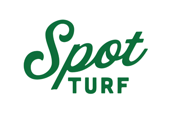 Green Spot turf logo on transparent background
